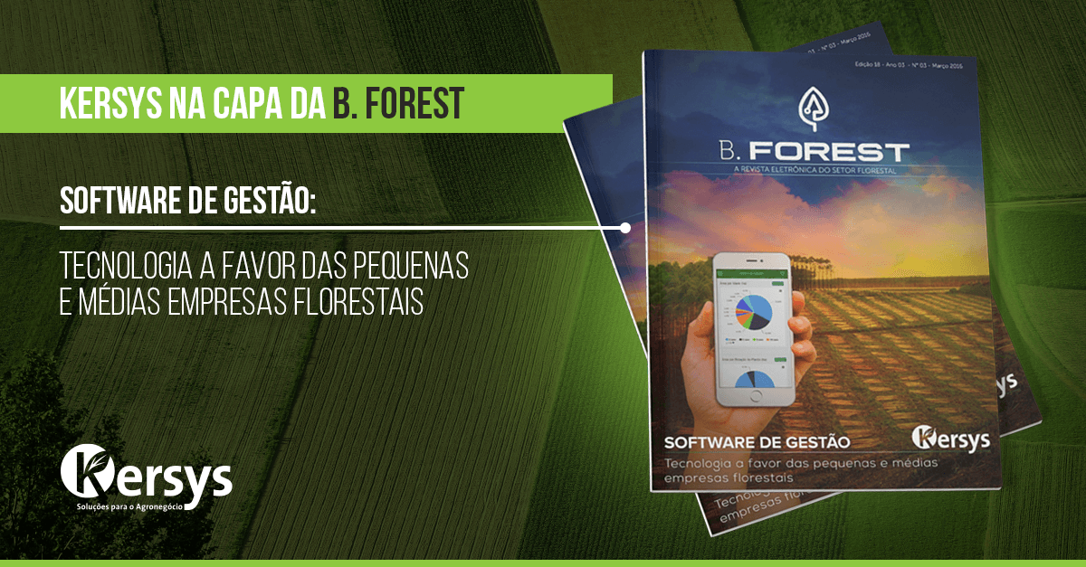 A Kersys na edição de capa da B. Forest